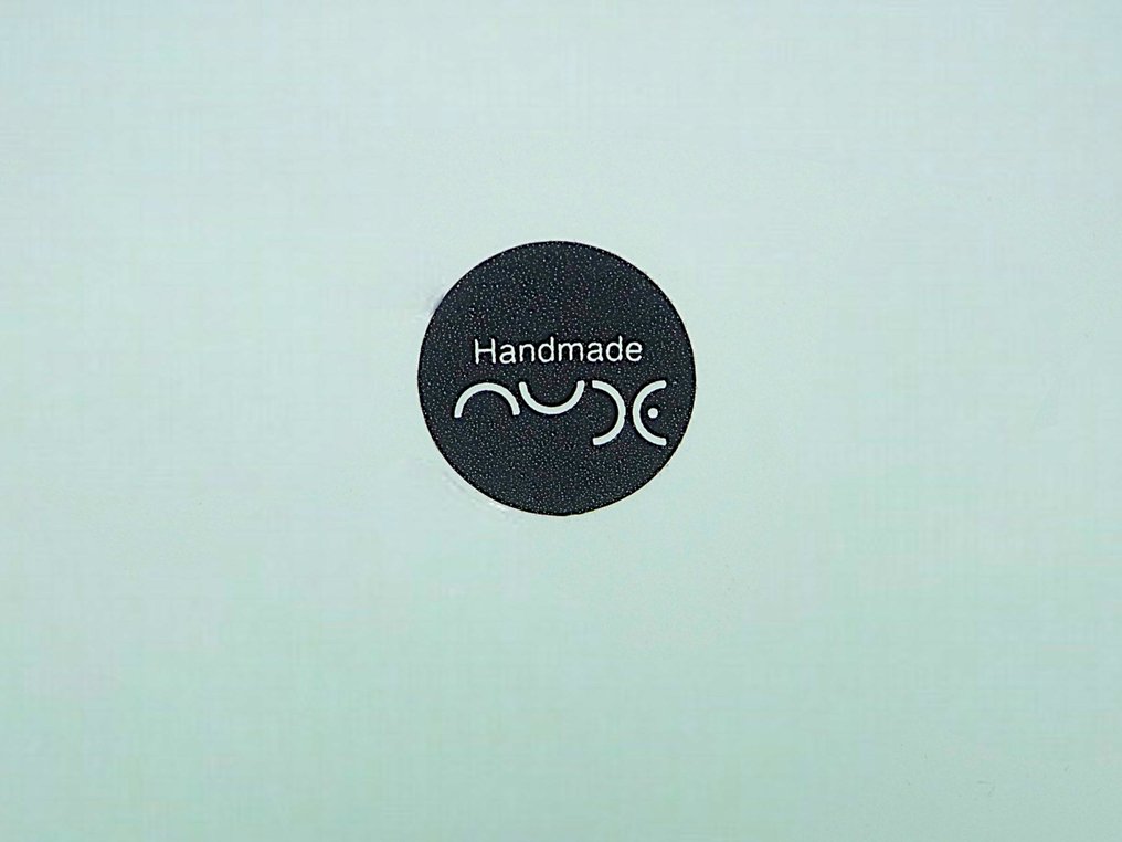 Nude: Simple is Beautiful - 桌上用品套裝 - Set da Notte "Mr. & Mrs" di Design nella Colorazione "Green" con Faccia Addormentata - HANDMADE - Vetro Soffiato #2.1