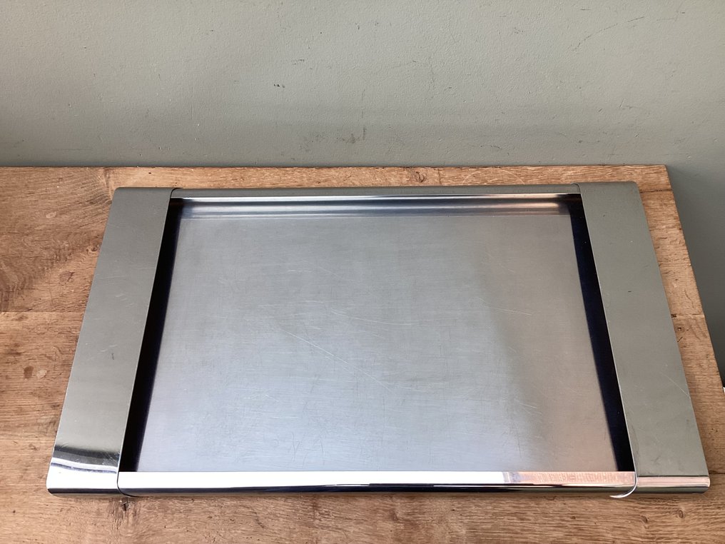 Alessi - Silvio Coppola, King Kong - Δίσκος σερβιρίσματος (2) - Tiffany & Girotondo - Inox 18/10 - Κάτοχος φακέλου #1.0