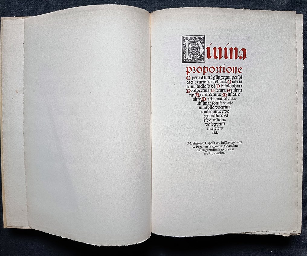 Luca Pacioli - Divina Proportione - 1969 #2.1