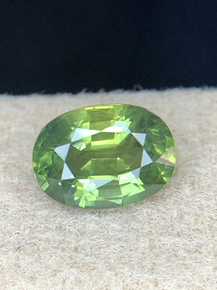 沒有保留價 - 1 pcs  綠色, 黃色 藍寶石  - 1.15 ct - 國際有色寶石協會 (ICA GemLab) - 森林绿蓝宝石 #75 #1.0