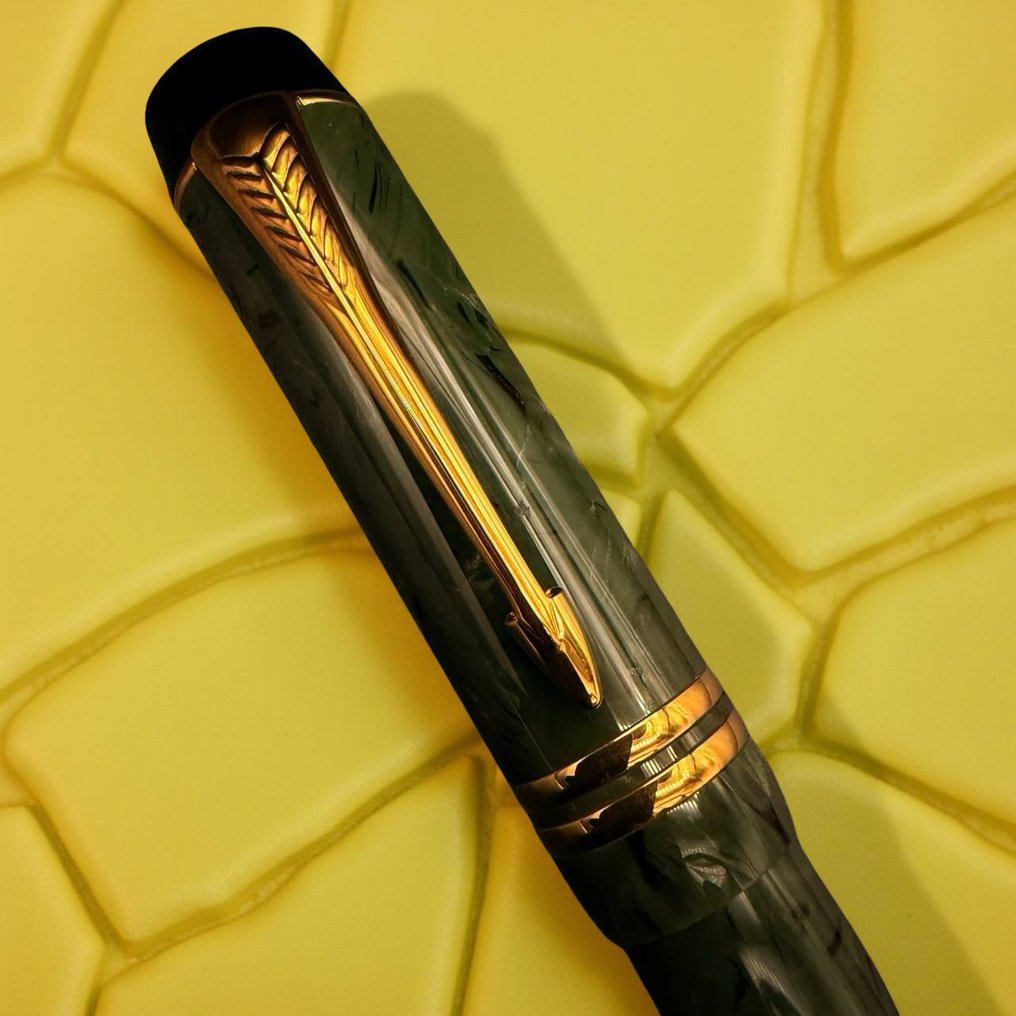 Parker - Duofold Jade Green - Fyldepen #4.3