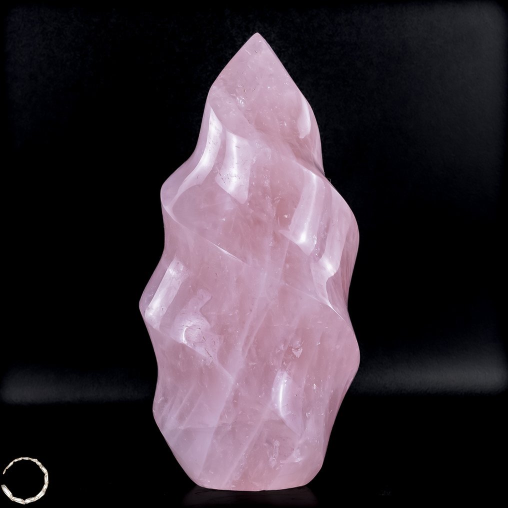 Natural First Quality Roses Quartz Flame- 1001.62 g #2.1