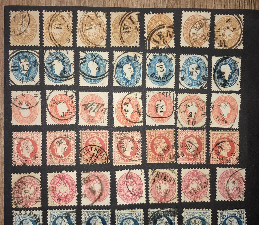 Αυστρία 1850/1867 - Αυστρία 1850/1867, υπερβολική χρήση μετοχών, υψηλός κατάλογος. #1.0