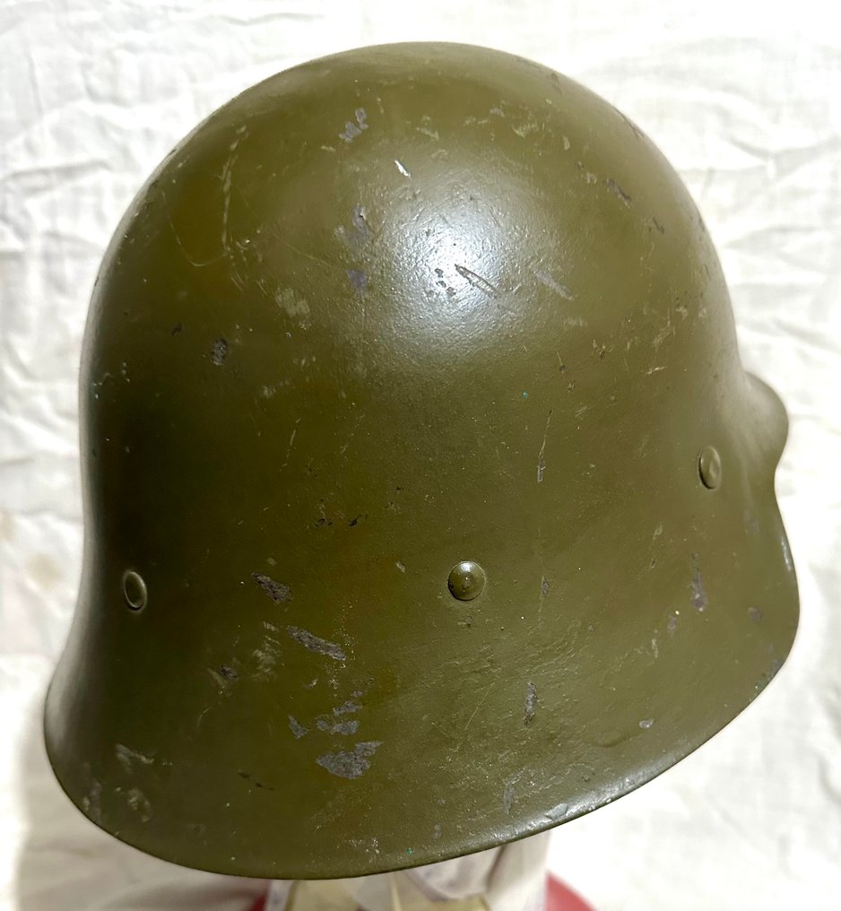 Ισπανία - Στρατιωτικό κράνος - Ισπανικός Εμφύλιος Πόλεμος, το θρυλικό αυθεντικό κράνος Trubia, μοντέλο 1926, ονομασμένο Azaña. - 1926 #4.3