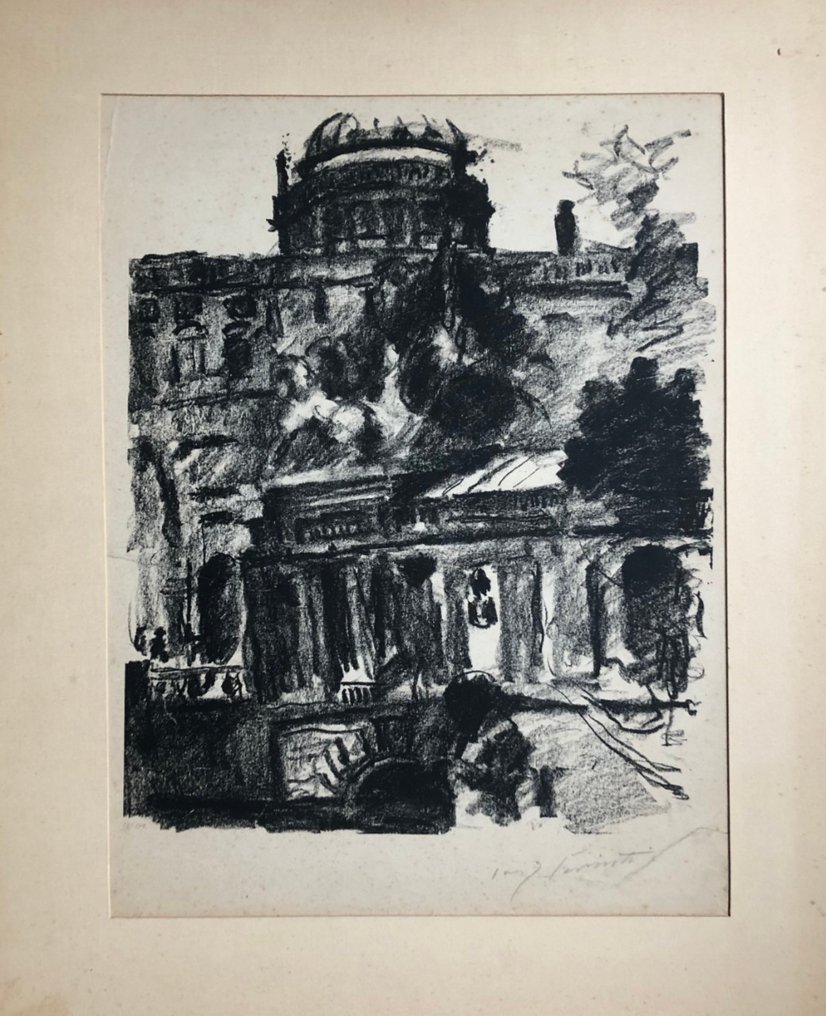 Lovis Corinth (1858-1925) - Schloßfreiheit in Berlin #1.0