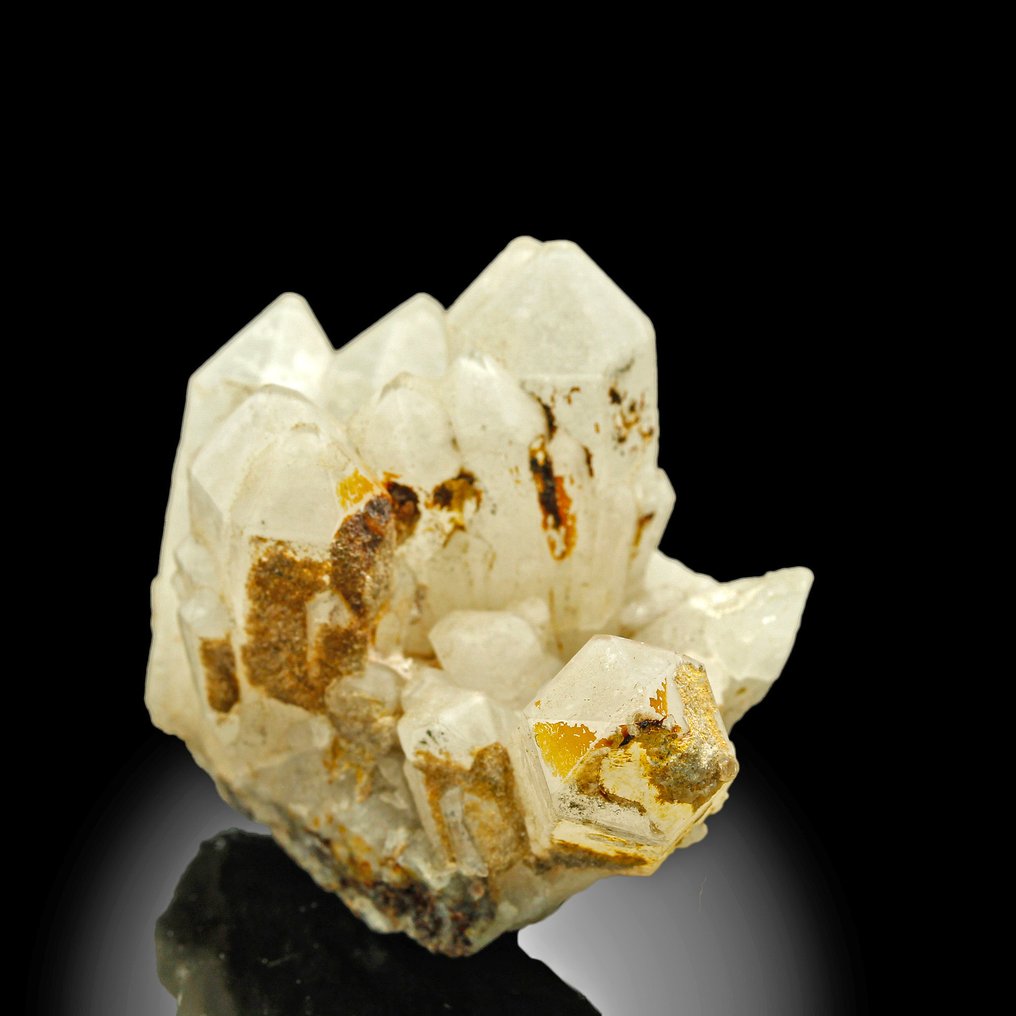 Γαλακτώδης χαλαζίας Σύμπλεγμα κρυστάλλων - Ύψος: 5 cm - Πλάτος: 3.7 cm- 41 g #2.1