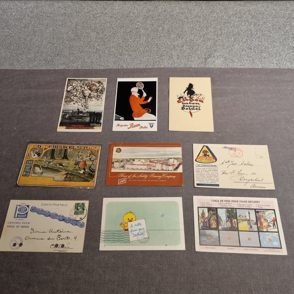 Βέλγιο, Ολλανδία - Fantasy - Διαφημίσεις - Επιστολόχαρτα - Εικόνες Νομισμάτων/Γραμματόσημα - Ταχυδρομείο - Καρτ-ποστάλ (157) - 1900-1990 #1.0