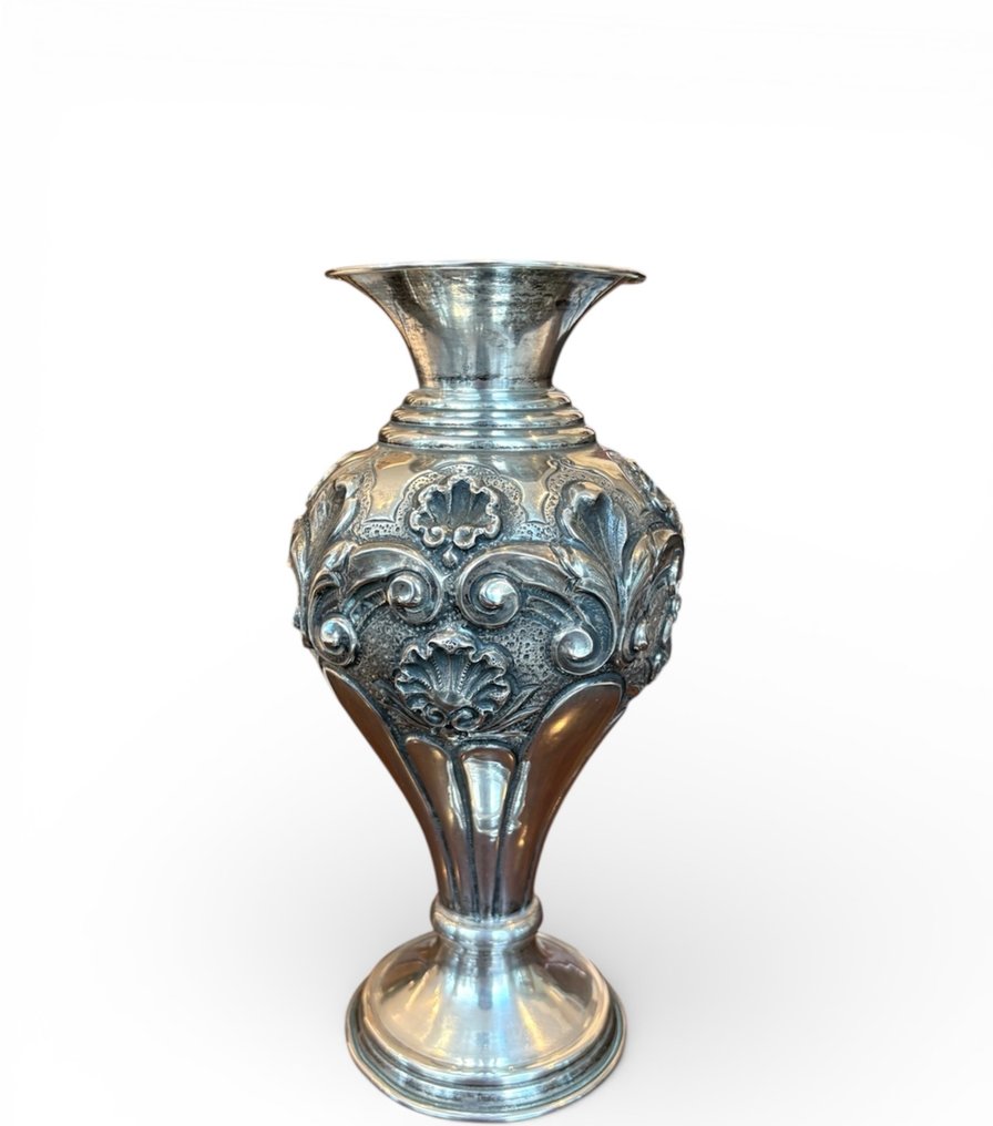 花瓶  - 銀 - 鹰 #1.0