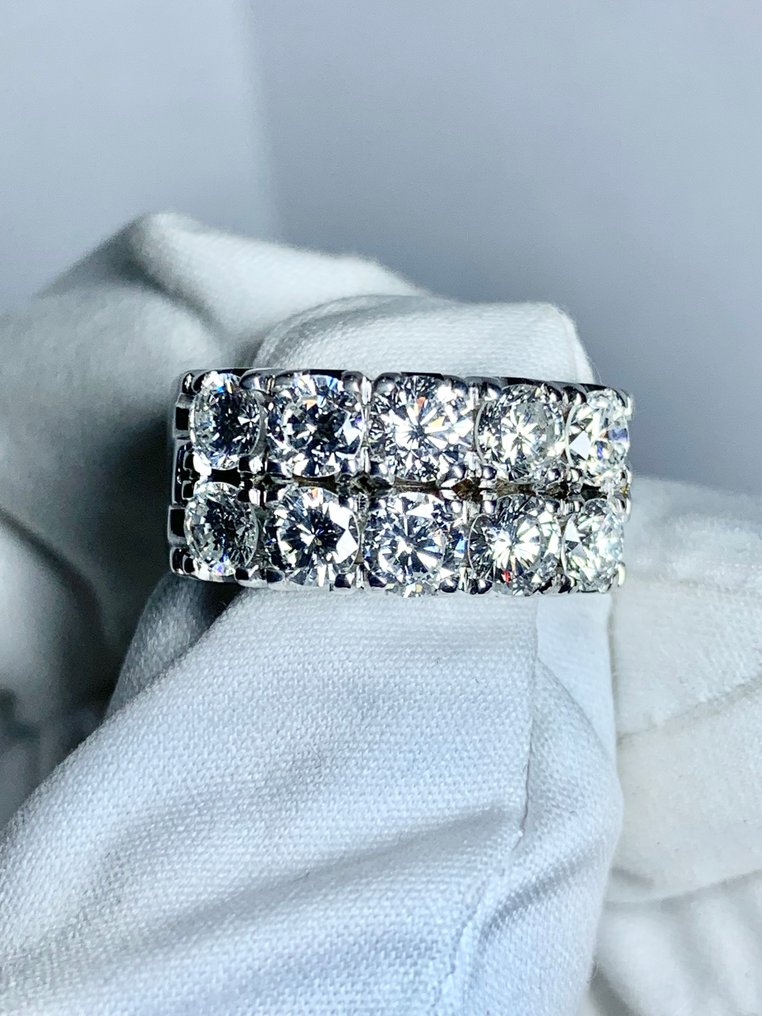 Örökkévalóság gyűrű - 18 kt. Fehér arany -  2.02ct. tw. Gyémánt (Természetes) - Igi tanúsított gyémánt #4.3