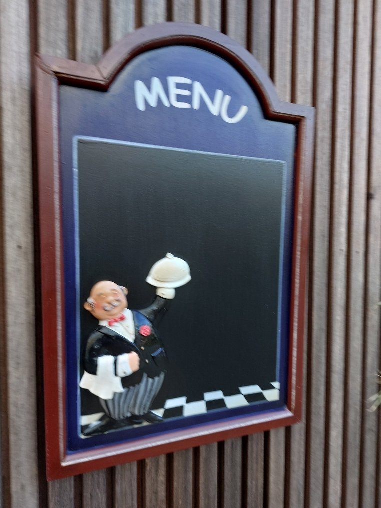 Dekoracja ścienna - Europa - Tablica kredowa MENU 60 cm #4.3