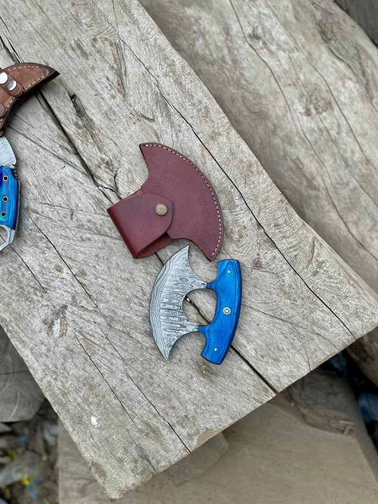 Køkkenkniv - Karambit - Stål, Harpiks, Læder - Storbritannien #2.1