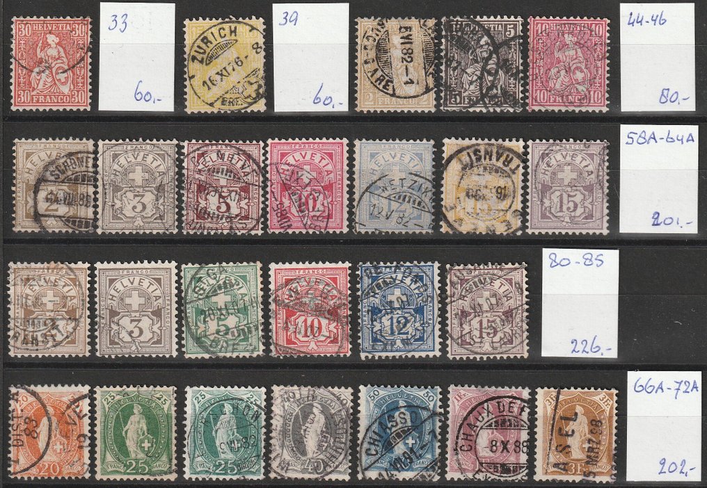 Sveits 1862/1907 - Klassisk utvalg #1.0