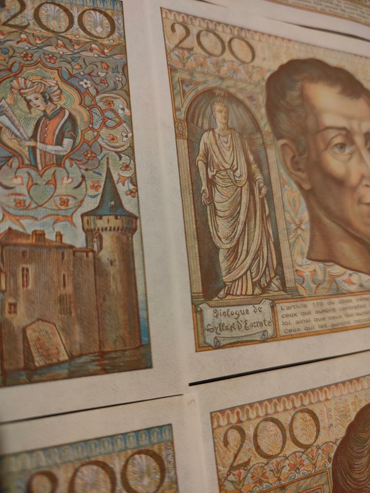 Γαλλία. - 15 x 200 Francs - Various Dates - Pick 155  (χωρίς τιμή ασφαλείας) #3.2