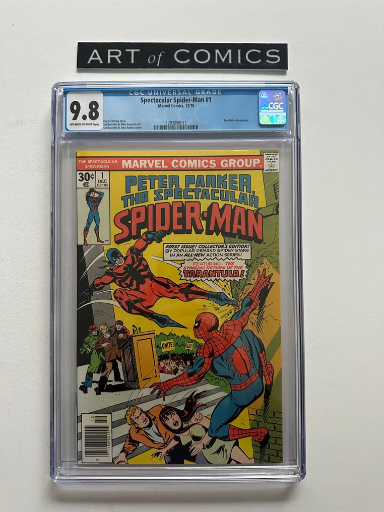 Peter Parker The Spectacular Spider-Man #1 - Tarantula Appearance - CGC 9.6 - 1 Graded comic - Πρώτη έκδοση - 1976 #1.0