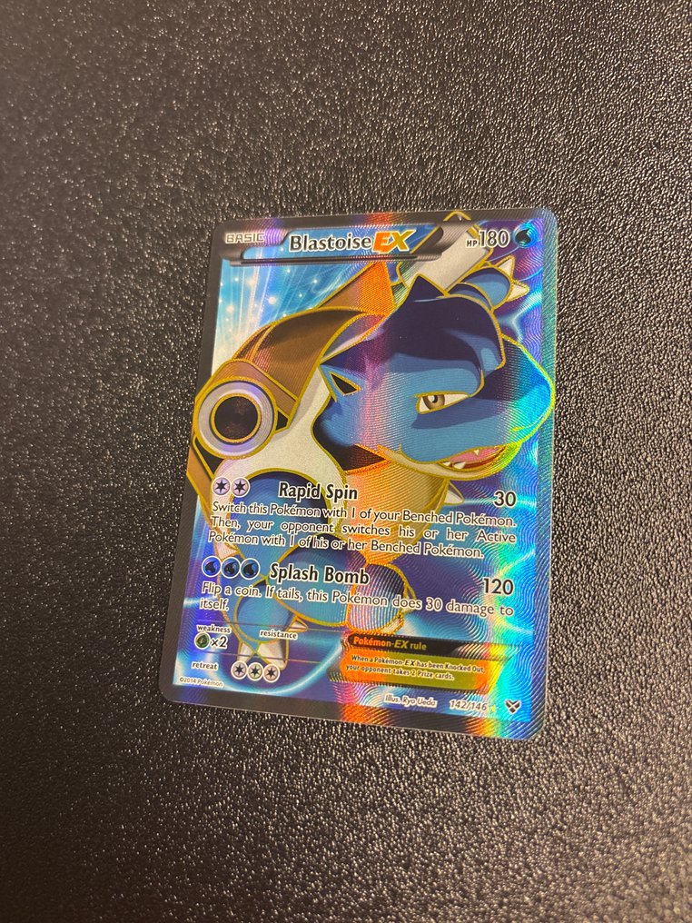 Pokémon - 1 Card - Blastoise #142 XY base set 完整艺术 - XY #1.0