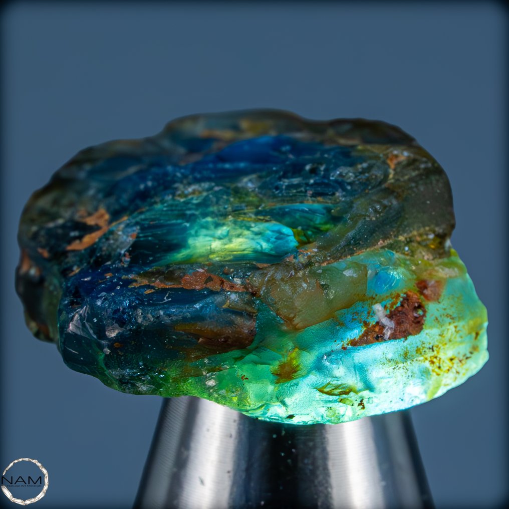 天然原石蓝宝石 带有浓郁蓝色调 - 27,30克拉，来自肯尼亚- 5.46 g #4.3