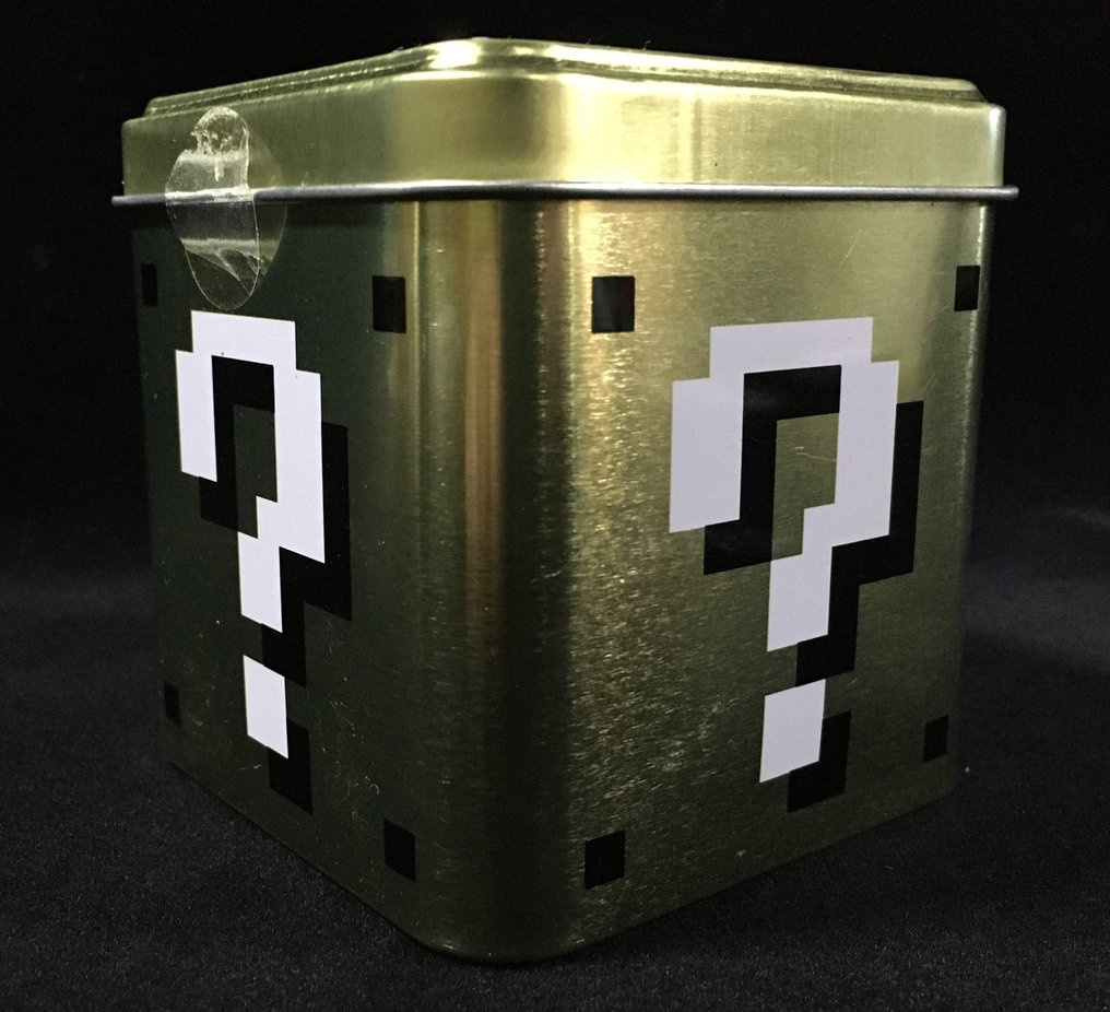 NINTENDO - Statue, Super Mario Bros Nes Hatena Block Pocket Clock Pocket Watch - 5 cm - Metall #2.1