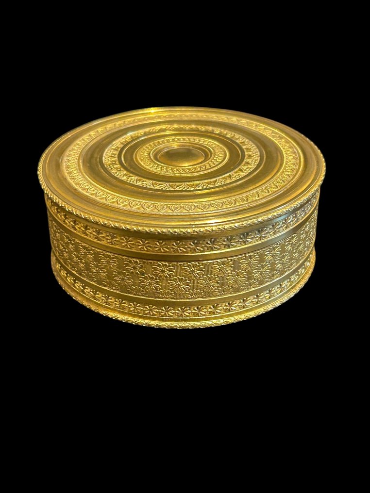 Låda - Förgylld brons #1.0