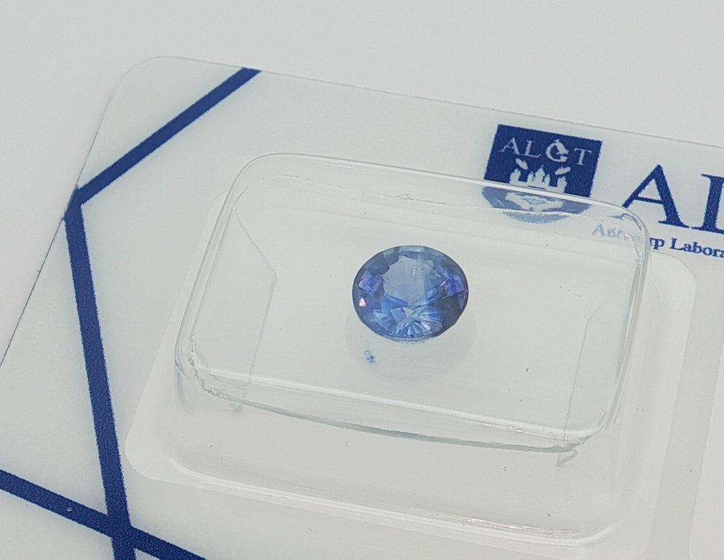 Ingen reservasjonspris - 1 pcs Blå Safir - 1.15 ct - Antwerpen laboratorium for edelsten testing (ALGT) #2.1