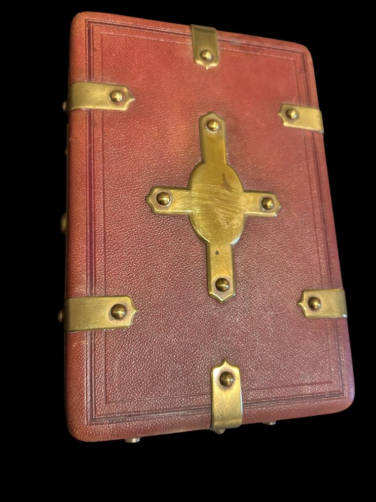 Set de cusut - Piele, Mătase, Metal - Necesar de cusut din anii 1900 #1.0