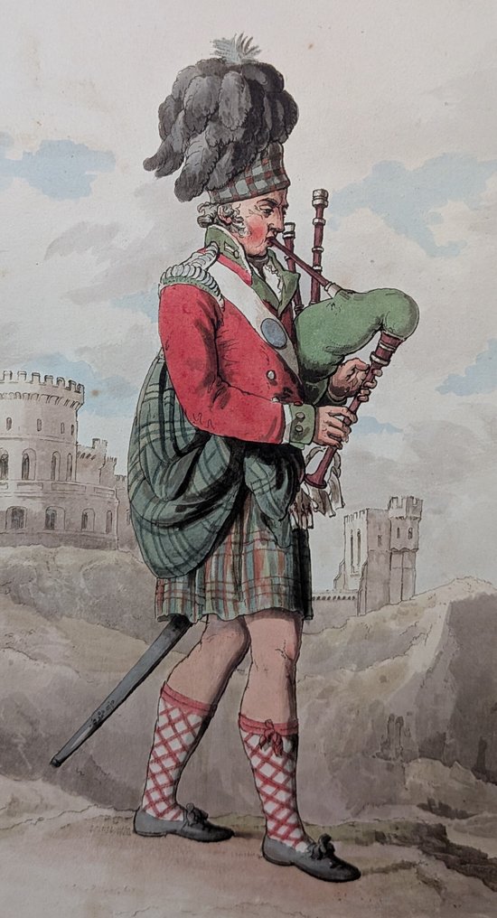 W. H. Pyne - The Costume of Great Britain [Hand-Coloured Plates] - 1808 #3.2