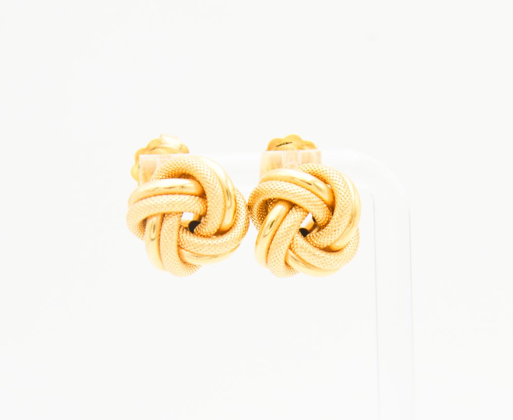 Drop fülbevaló - 18 kt. Sárga arany #1.0