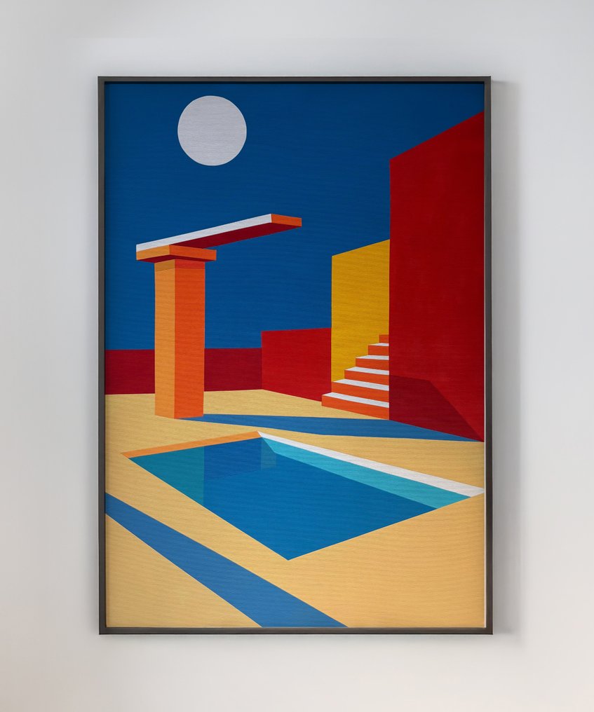 Nelson F. León - "Nocturno con Trampolín" XL- (NO Reserve) #1.0