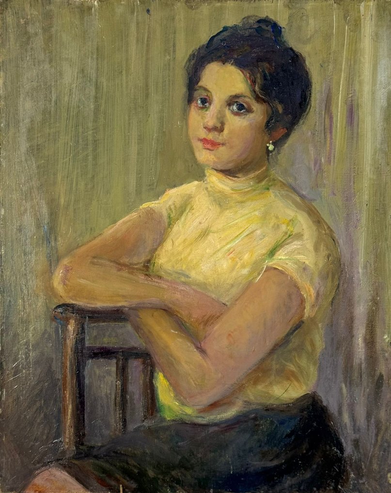 Ιταλική σχολή (XX) - Ritratto di donna seduta #1.0