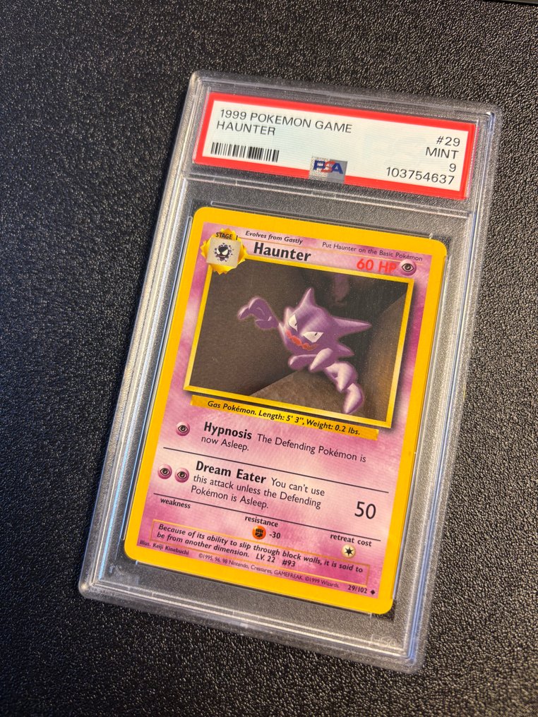 Pokémon - 1 Graded card - Haunter #29 - PSA 9 - WOTC - Base set #1.0