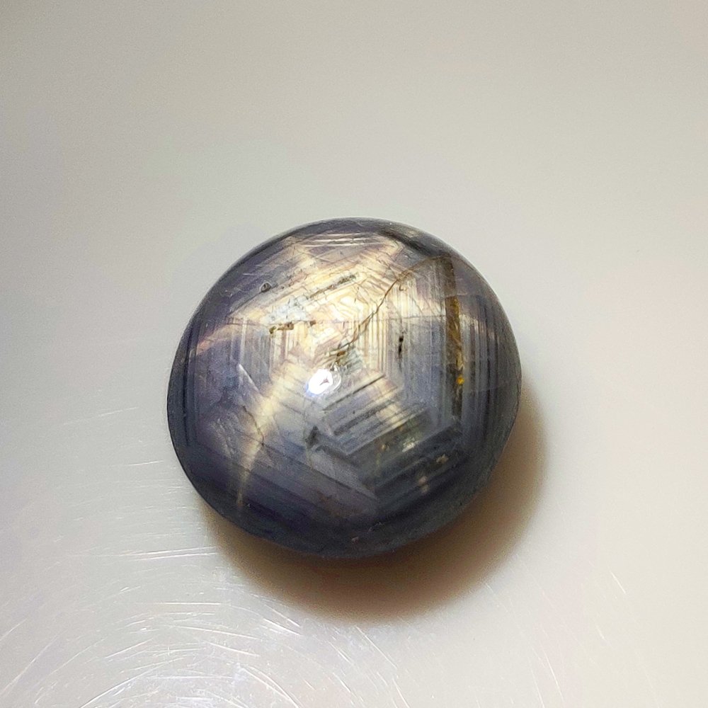 藍色 星藍寶石 - 19.92 ct - 國際有色寶石協會 (ICA GemLab) - 未加热的星光蓝宝石 #1.0