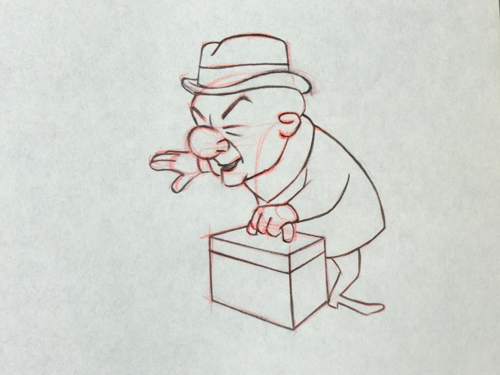 Mister Magoo (1960) - 1 原始动画画稿中的Mr. Magoo #4.3
