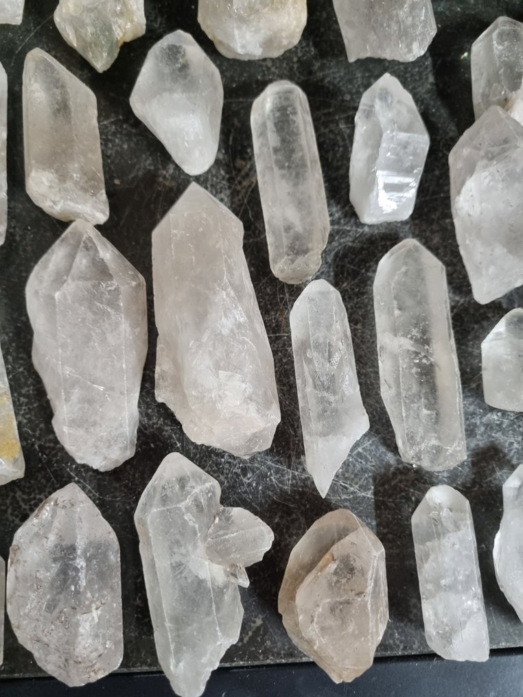 一批全自然的山水晶点，尺寸9 - 4.5厘米。- 1678 g #4.3