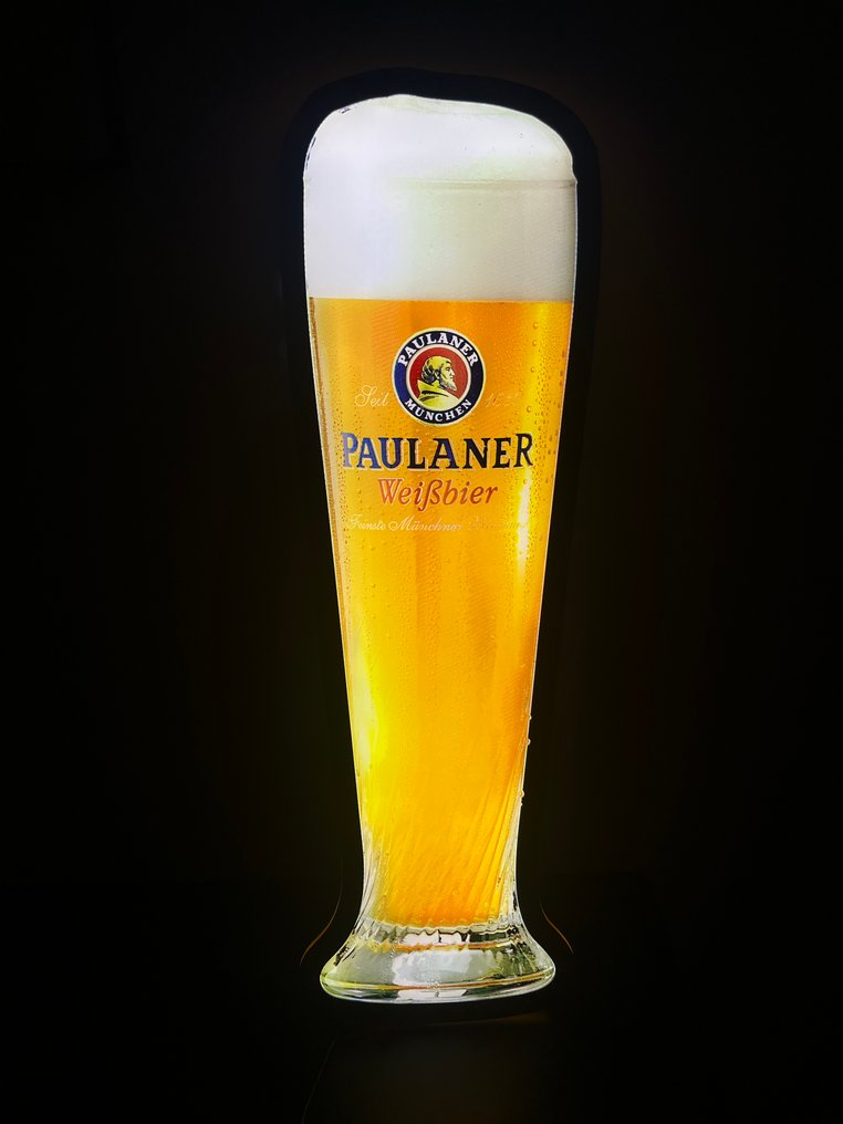 Paulaner Weißbier φωτιζόμενη διαφημιστική πινακίδα LED. - Διαφημιστική πινακίδα οπίσθιου φωτισμού - πλαστικό #2.1