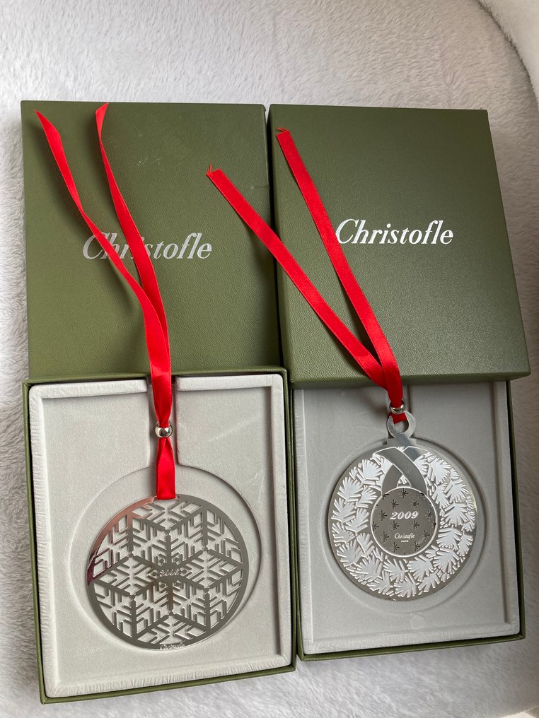 Kerstboomversiering Christofle (2) - Verzilverd #1.0