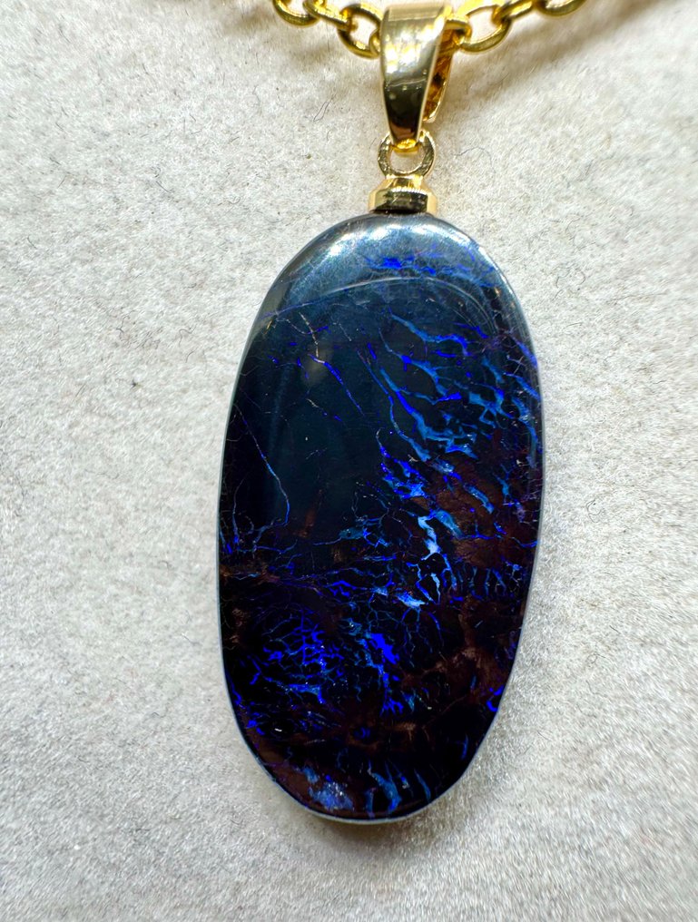 Opale Pendente - Altezza: 35 mm - Larghezza: 14 mm- 2.91 g - (1) #1.0