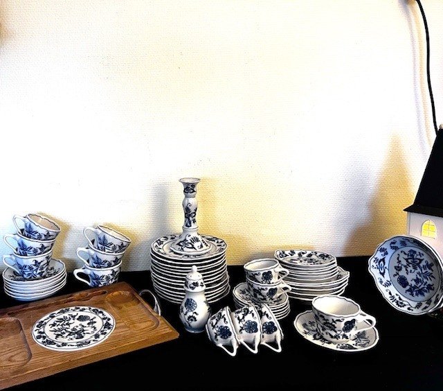 Blue Danube - Johann Haviland. - Σερβίτσιο τραπεζιού (42) - Πορσελάνη - Blue Onion #3.2