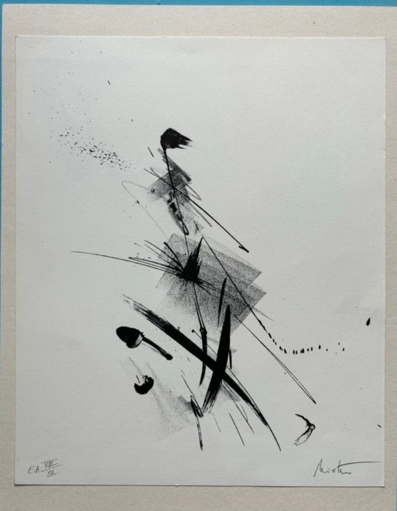 Jean Miotte ( 1926-2016 - Abstract Composition #1.0