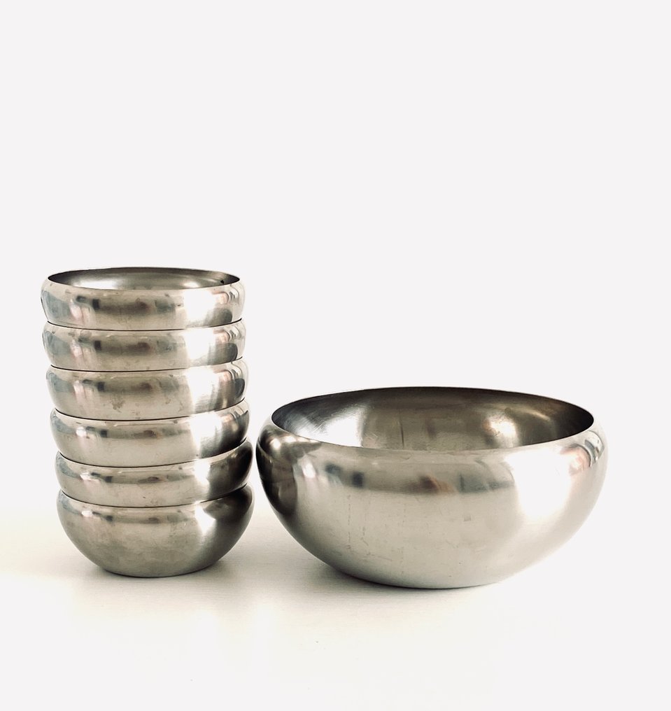 Alessi, Alfra - Carlo Mazzeri & Anselmo Vitale - Σερβίτσιο επιδορπίου (7) - Χάλυβας - Υπηρεσία φρουτοσαλάτας #2.1