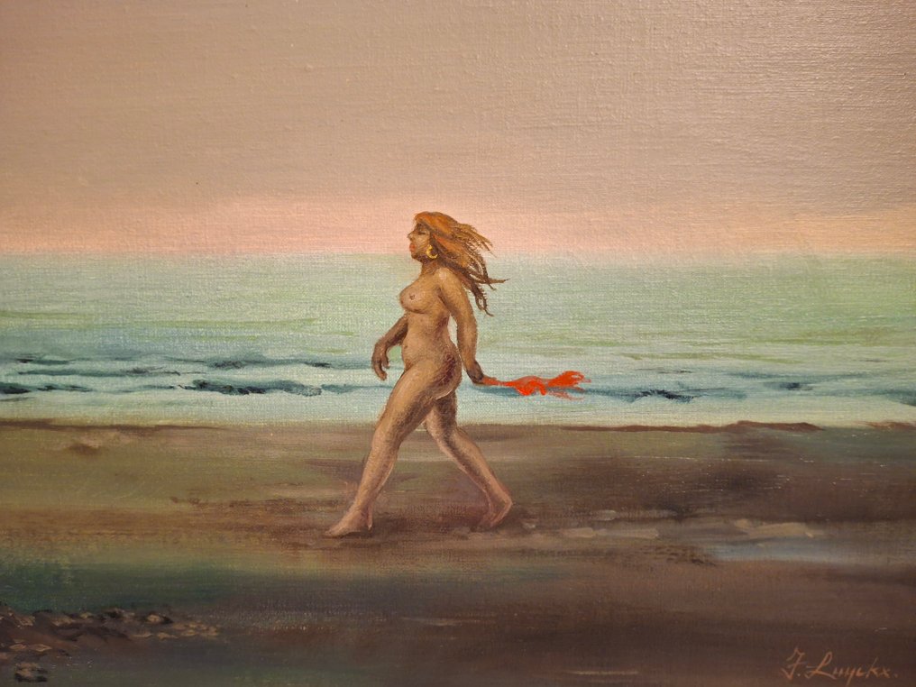 Frans Luyckx (1923-1997) - "Strandwandeling" #3.2