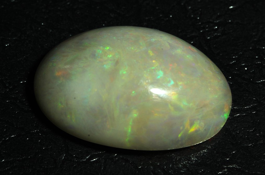 χωρίς τιμή ασφαλείας Γκρι Οπάλιο  - 32.98 ct - Instituto Gemólogico Español (IGE) - Έντονο παιχνίδι χρωμάτων #1.0