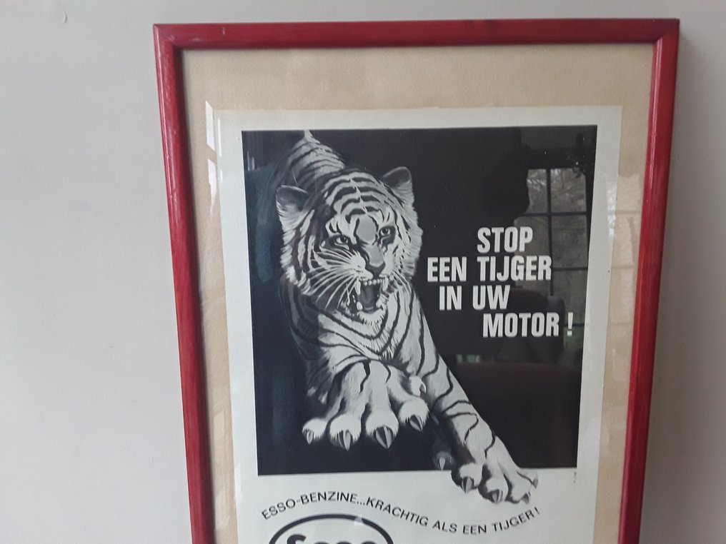 Print - Esso - Stop een tijger in uw motor - 1960 #2.1