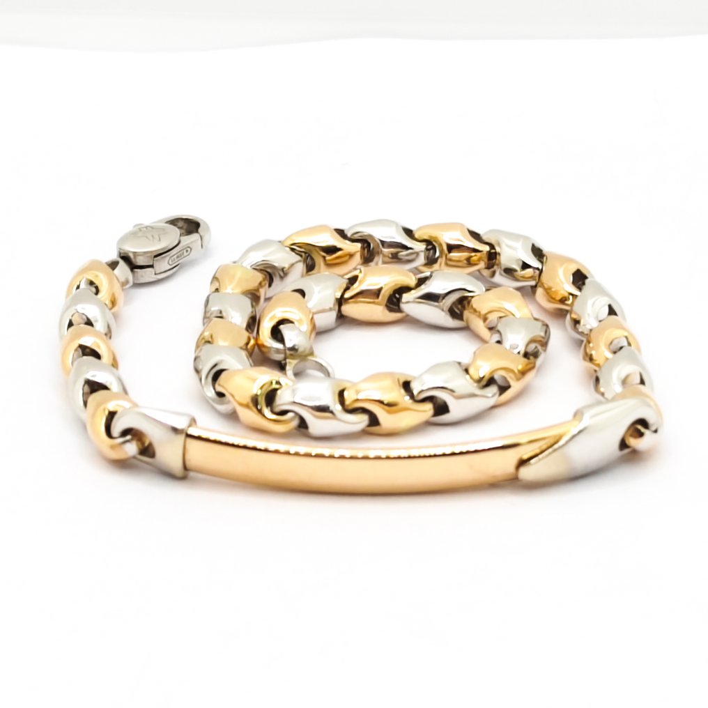 Armband - 18 kt Weißgold, Roségold #1.0