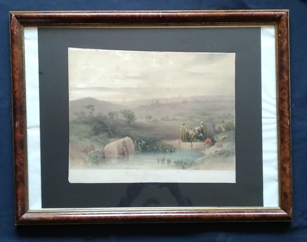 Jerusalem, Israel - David Roberts R.A. – Jerusalem from the North – Holy Land Series (Jerusalem, Israel) – 1844; David Roberts(1796-1864) & Louis Haghe - The Holy Land and Egypt - 1821-1850 #3.2