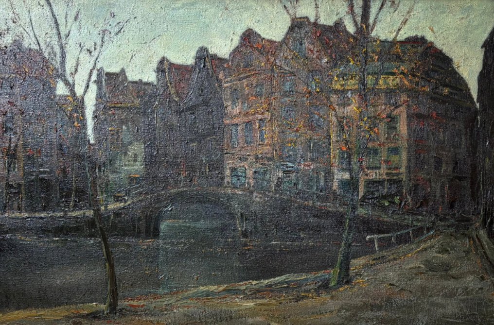 Peter van den Braken (1896-1979) - Brouwersgracht Amsterdam #1.0