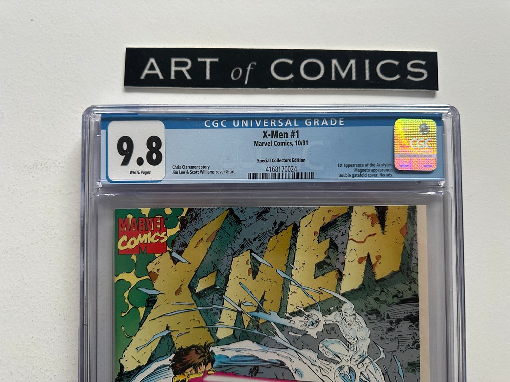 X-Men #1 - Cover "E" Special Collectors Edition - Double Gatefold cover - CGC 9.8 - 1st Appearance Of The Acolytes - 1 Graded comic - Πρώτη έκδοση - 1991 #2.1