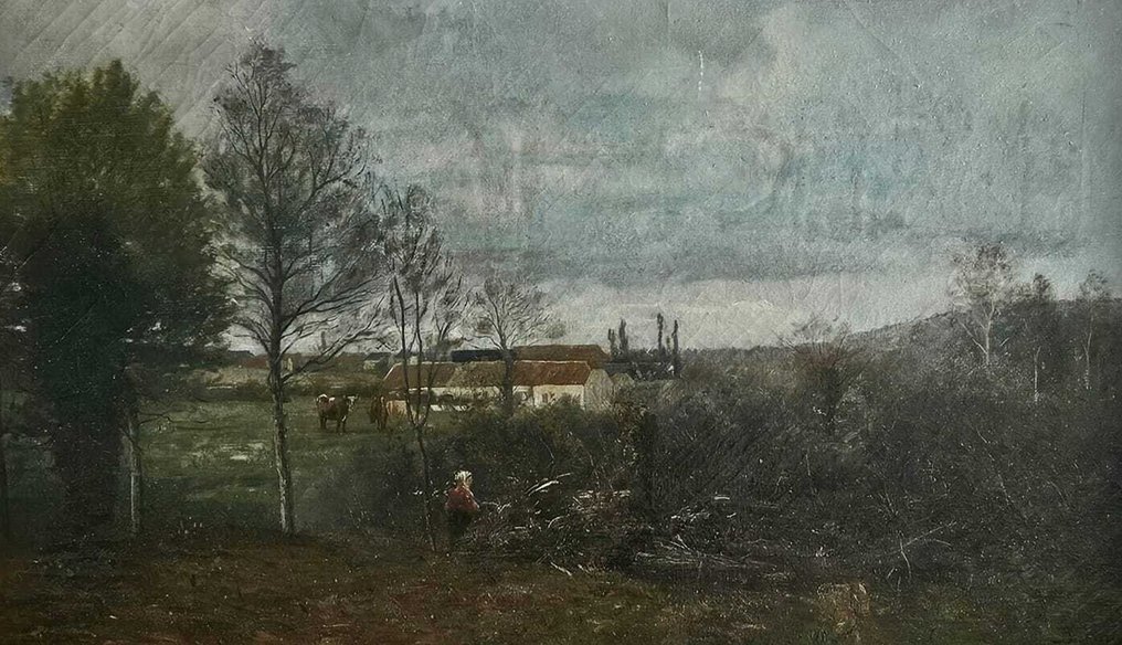 Armand Beauvais (1840-1911) - Coucher de Soleil - NO RESERVE #1.0