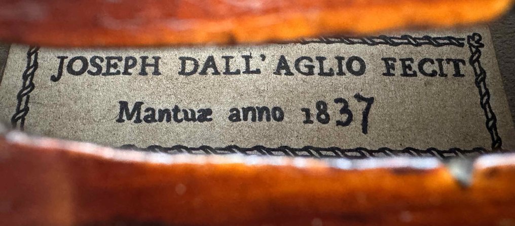 Labelled Dall' Aglio - 4/4 -  - Viool - Onbekend #2.1