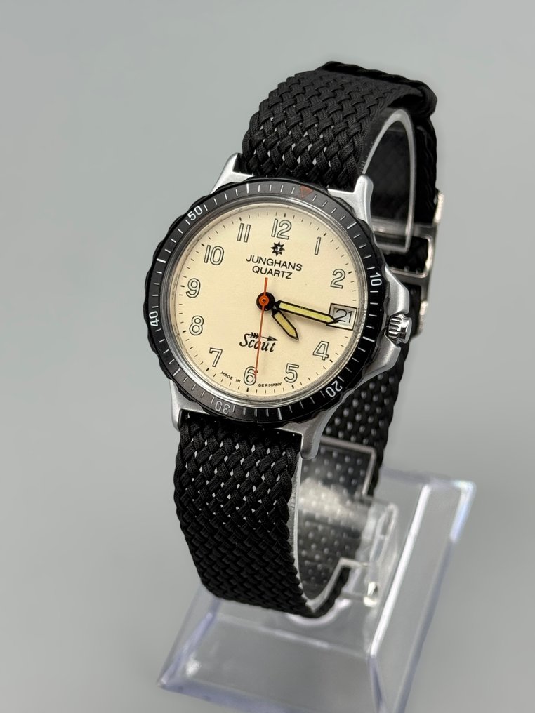 Junghans - Scout – Made in Germany – Tactical – Luminous Dial  – Diver Style - 没有保留价 - 中性 - 1990 #4.3