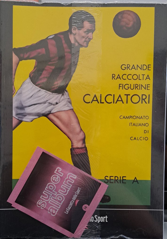 Gazzetta Dello Sport Calciatori Album anastatici completi Originalförpackning, 23 Sealed official replica Album Mixed collection - Utmärkt (EX) #2.1