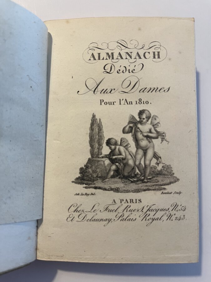 J. Romain - Almanach Dedié aux Dames Pour l'An 1810 - 1809 #1.0